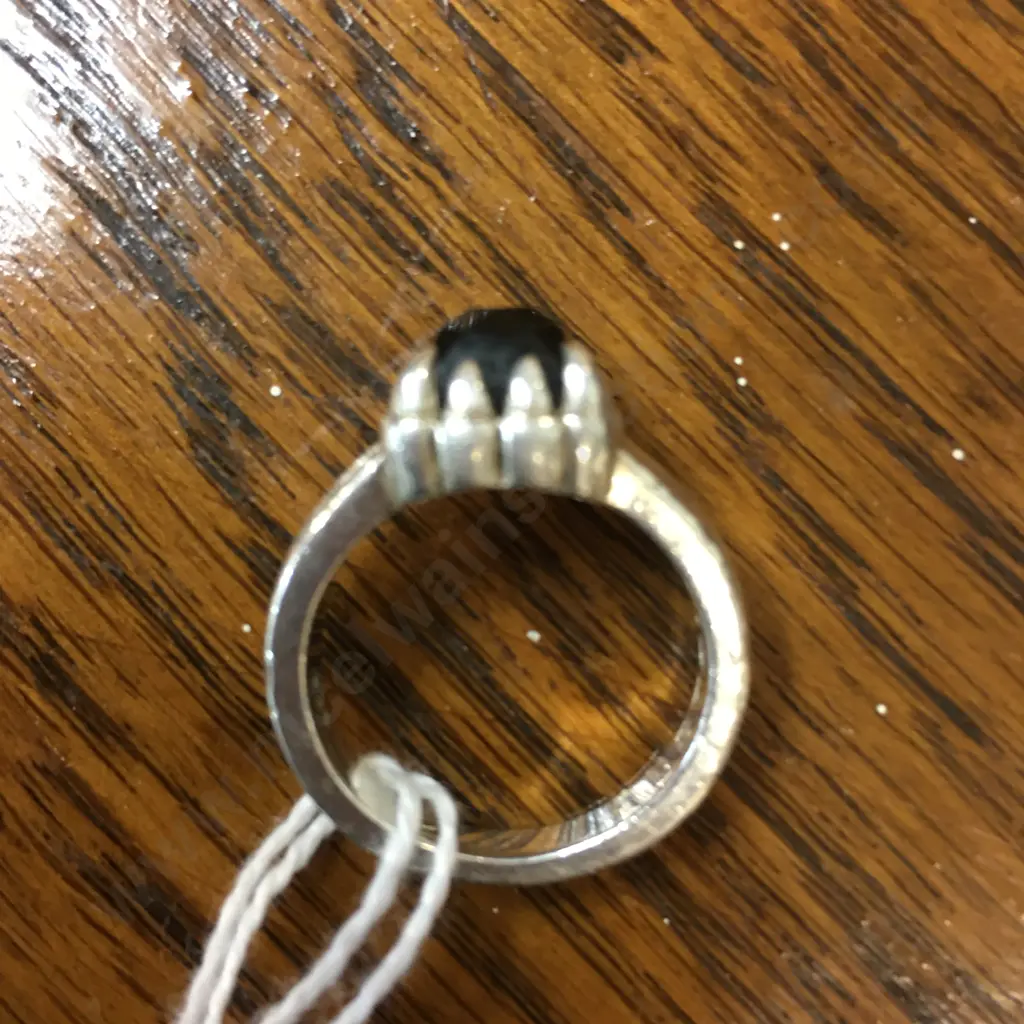 Stolen Girlfriends Club Baby Claw Ring Onyx Stamped 925 Image 1++